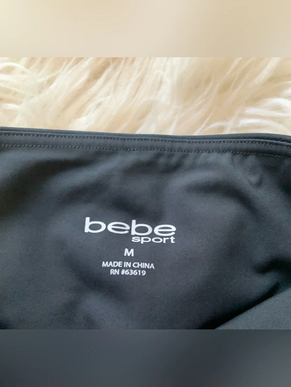 Bebe Sport Athletic Shorts Black Size Medium